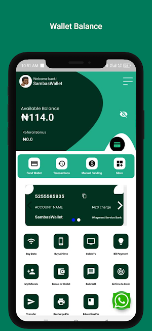 SAMBASWALLET NG Screenshot 0