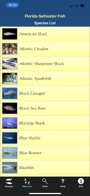 Florida Saltwater Fish Screenshot 1