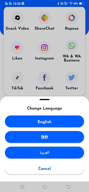 Status Saver - Download All Social Media Status Screenshot 2