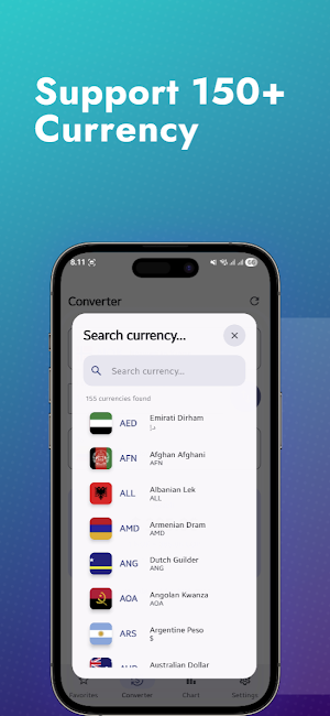 Currency Converter Live Screenshot 1