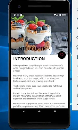 Healthy High-Protein Snacks Screenshot 1