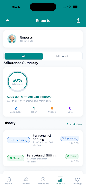 MediReminder Screenshot 1