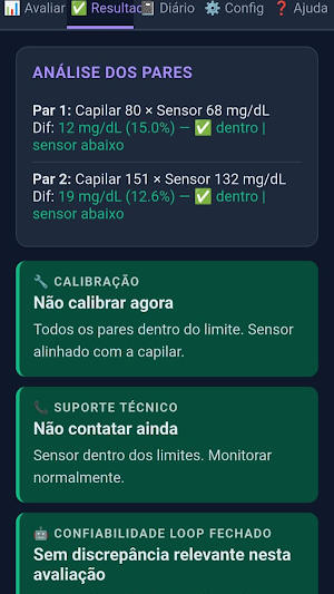 Gluco Check: CGM Evaluator Screenshot 1
