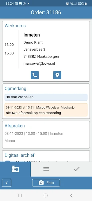 VITRIS Online | Buitendienst Screenshot 0