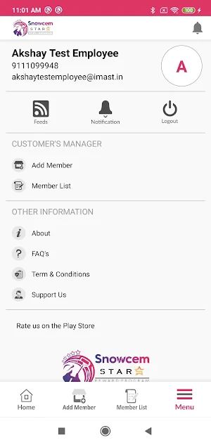 Snowcem Sales Screenshot 2