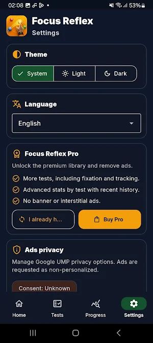 FocusReflex: Eye Training Screenshot 3