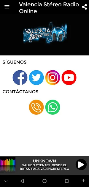 Valencia Stéreo Radio Online Screenshot 0