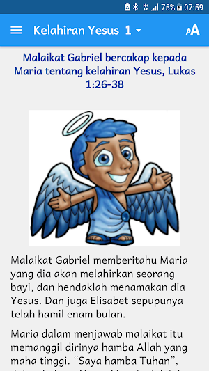 Bibleview - Kelahiran Yesus Screenshot 1