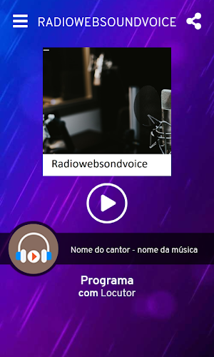 radiowebsoundvoice Screenshot 1