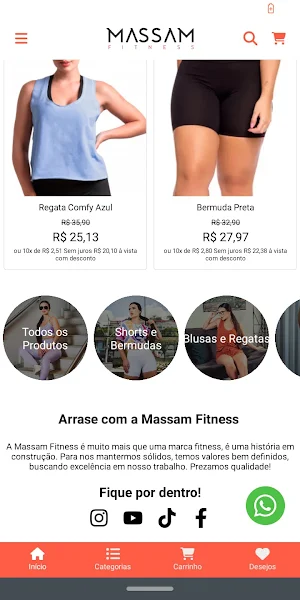 Massam Fitness Screenshot 3