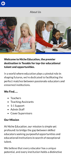 Niche Education Screenshot 2