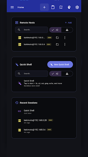 QuickTerminal - Multi-Shell Screenshot 3
