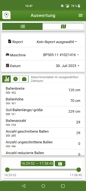 KRONE SmartTelematics Screenshot 3