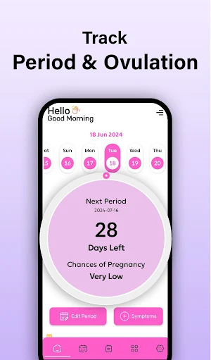 Period Tracker Ovulation Track Screenshot 0