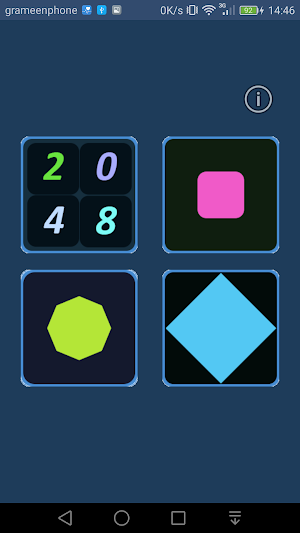 2048 (Circle+Square+Polygon) Screenshot 3