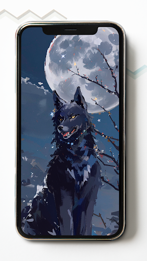 Black Wolf HD Wallpapers Screenshot 3