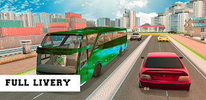 Mod Bus Full Livery  3D Game Screenshot 1