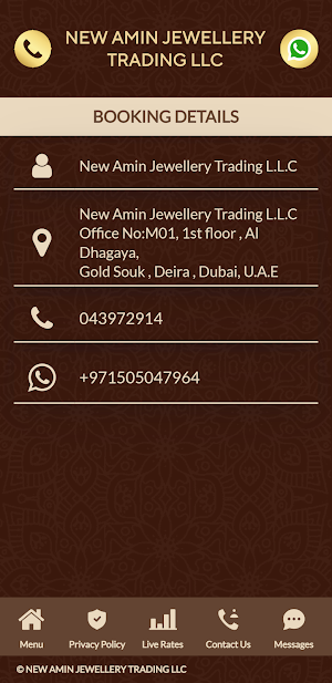 NewAmin Jewellery Trading L.L Screenshot 2