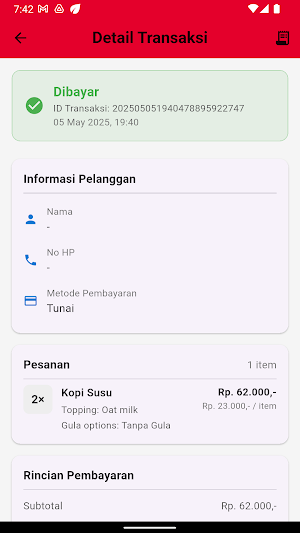 Nusa Kasir Screenshot 1