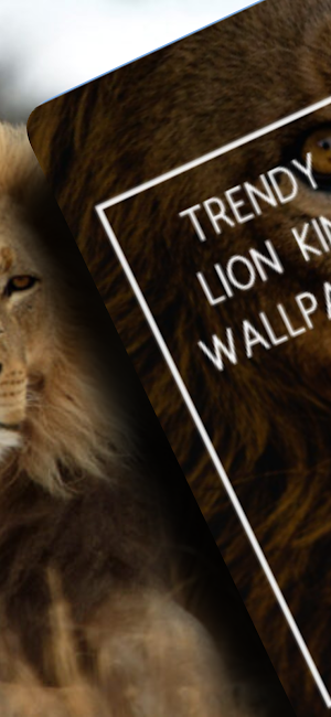 Trendy Lion King Wallpaper Screenshot 1