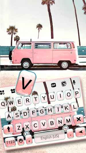 Vintage Holiday Keyboard Background Screenshot 1