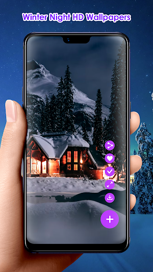 Winter Night HD Wallpapers Screenshot 0
