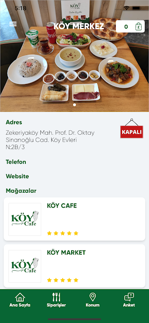 Köy Cafe & Restaurant Screenshot 1