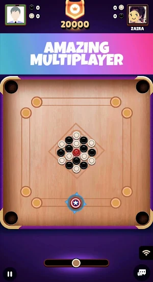 Carrom Royal - Multiplayer Carrom Board Pool Game Screenshot 1