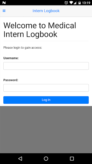 Medical Intern Logbook Screenshot 0