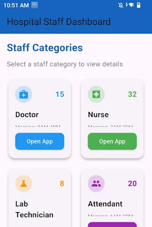 Hospital Duty Manager Screenshot 1