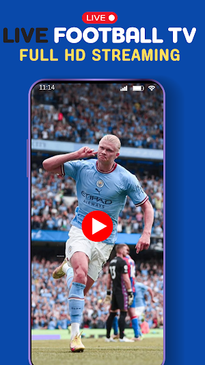 Live Football TV HD Streaming Screenshot 1