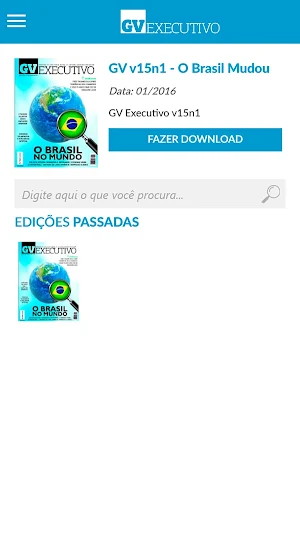 Revista GV Executivo Screenshot 1