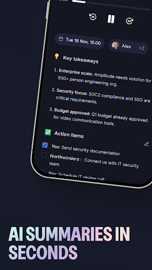 Claap In-person Sales Recorder Screenshot 2