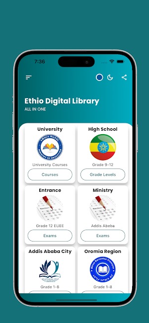 Ethio Digital Library Screenshot 0