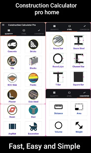 Construction Calculator Pro Screenshot 0