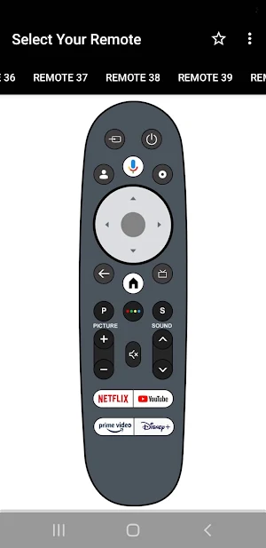 VU TV Remote Screenshot 1