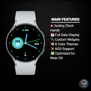 Purely Pointed - watch face Screenshot 1