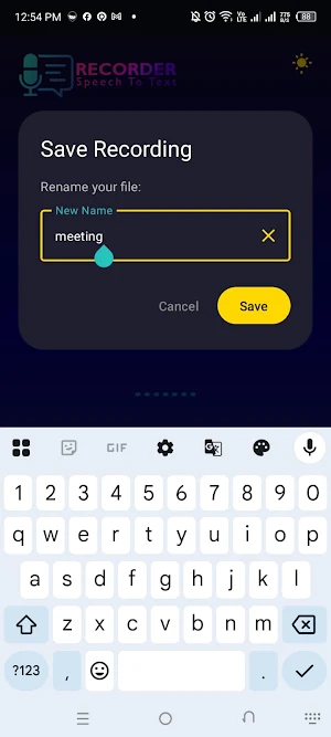Recorder STT Screenshot 3