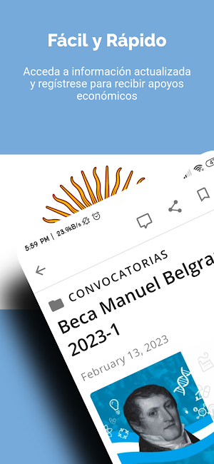 Beca Progresar App Screenshot 1