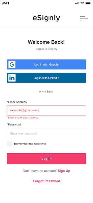 eSignly Screenshot 1
