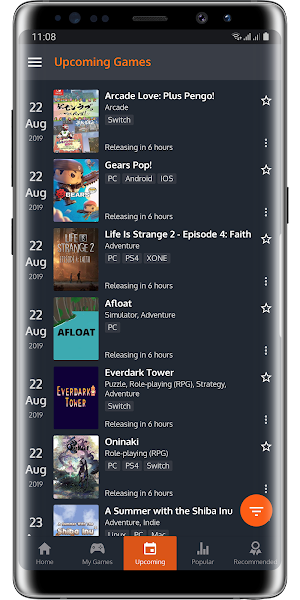 Games Tracker Screenshot 3