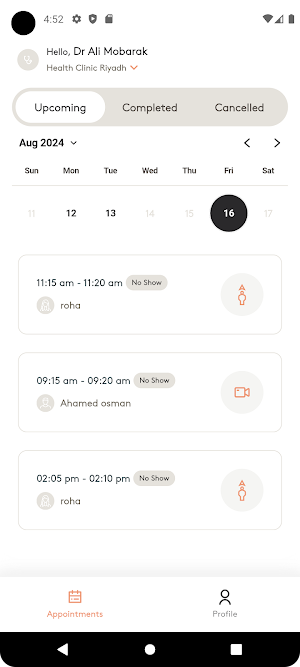 Cloudpital Doctors App Screenshot 1