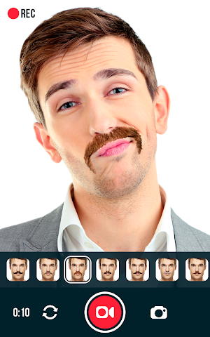Mustache Photo Video Editor Screenshot 1