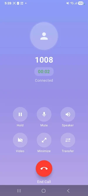 CCAI Softphone Screenshot 2