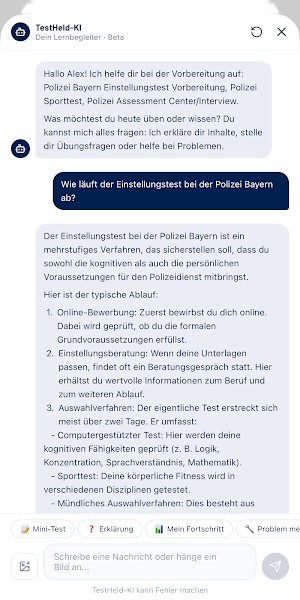 Polizei Bayern Vorbereitung Screenshot 3