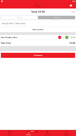The Takeaway Site Screenshot 3