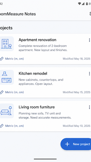RoomMeasure Notes Screenshot 2