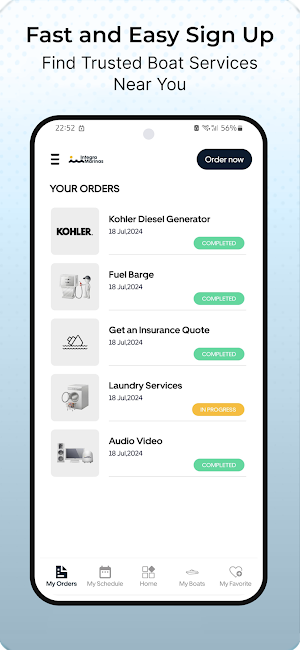 Integra Marinas Services App Screenshot 1