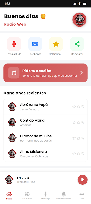 Radio Web - Tu Emisora Web Screenshot 0