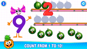 Learning numbers for kids! Writing Counting Games! Screenshot 3